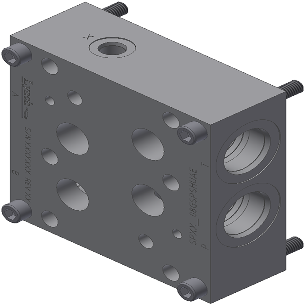 D08 SUBPLATE,SIDE PORTED