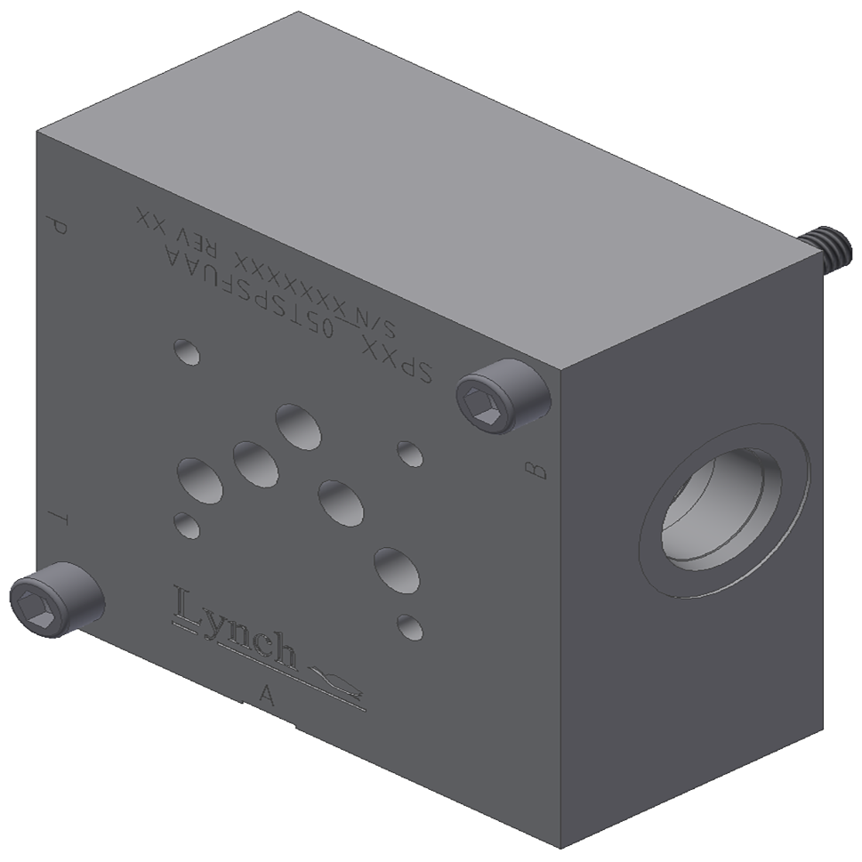D05 SUBPLATE, SIDE PORTED