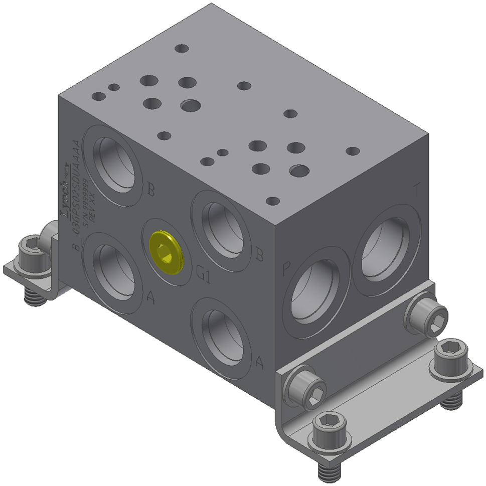 D03 2-STN PARALLEL MANIFOLD