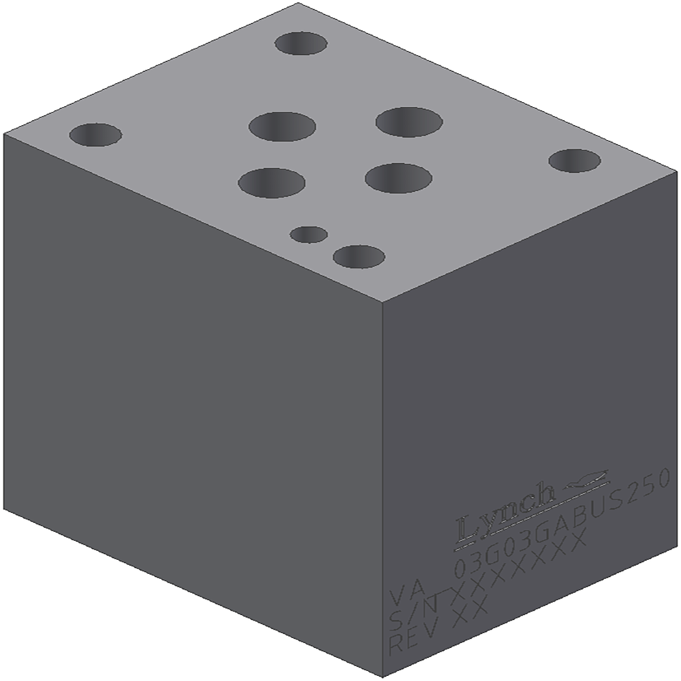 VALVE SPACER D03 2.500" HIGH