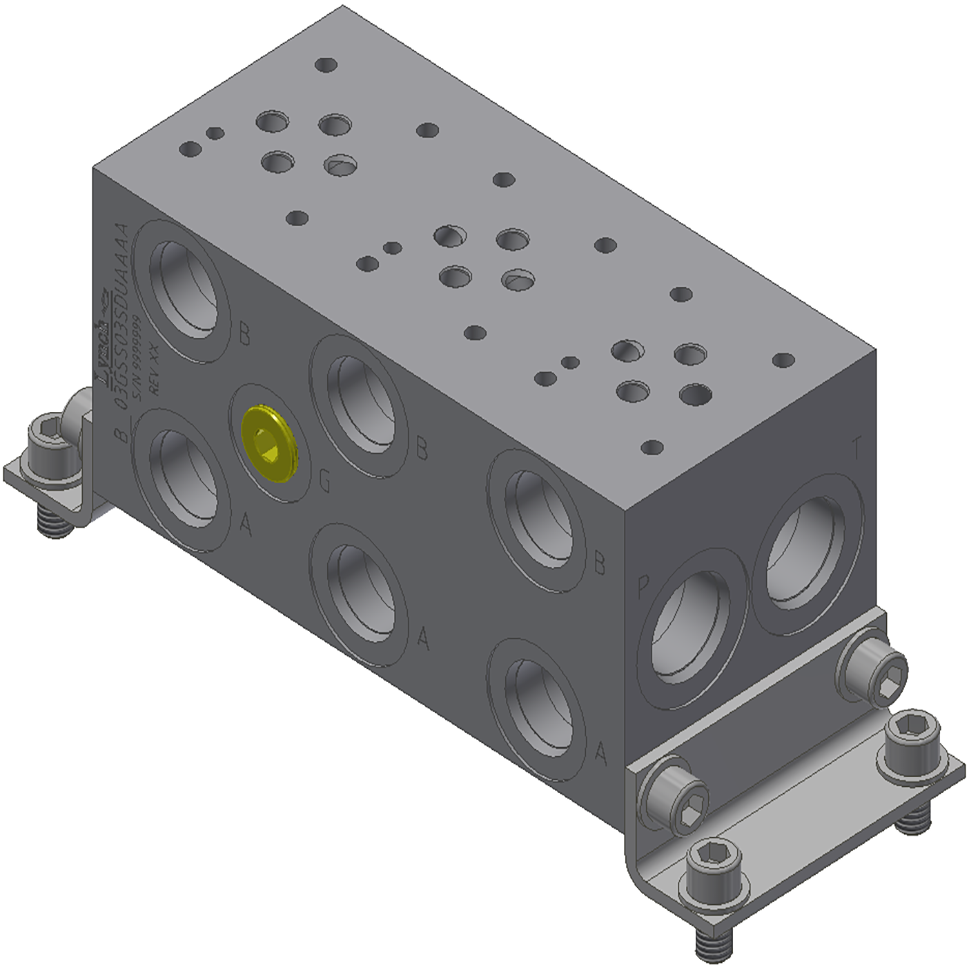 D03 3-STN SERIES MANIFOLD