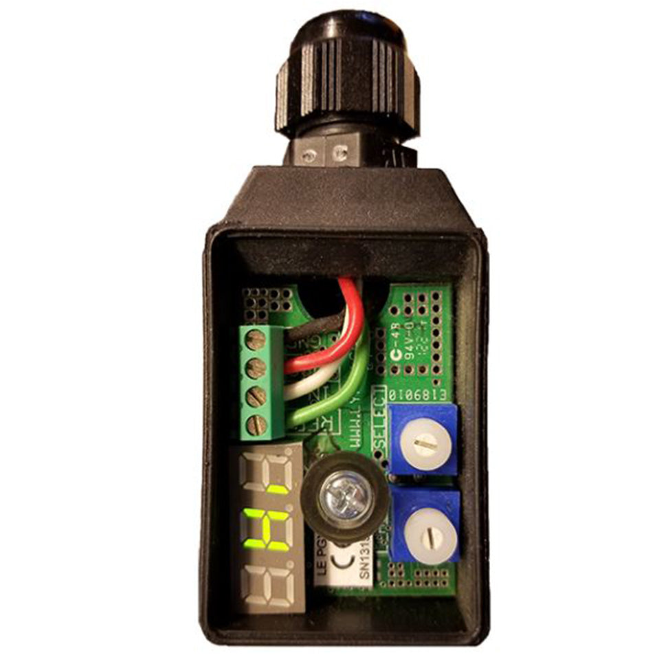 Single Sol. Proportional Amplifier, direct DIN coil mount, PG09 Cable gland connection