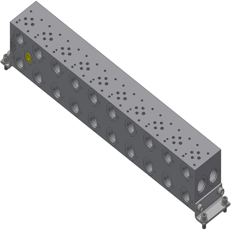 D03 10-STN PARALLEL MANIFOLD