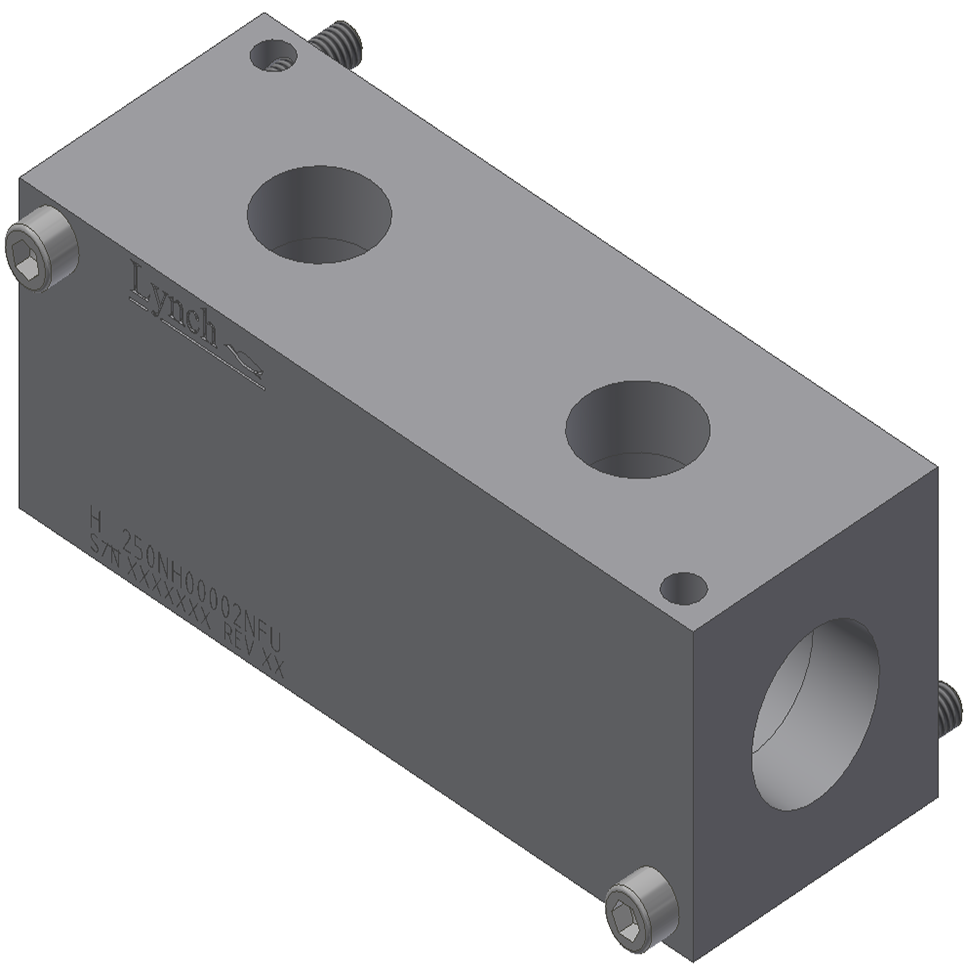 HEADER MANIFOLD 2 STN,0 DEG.