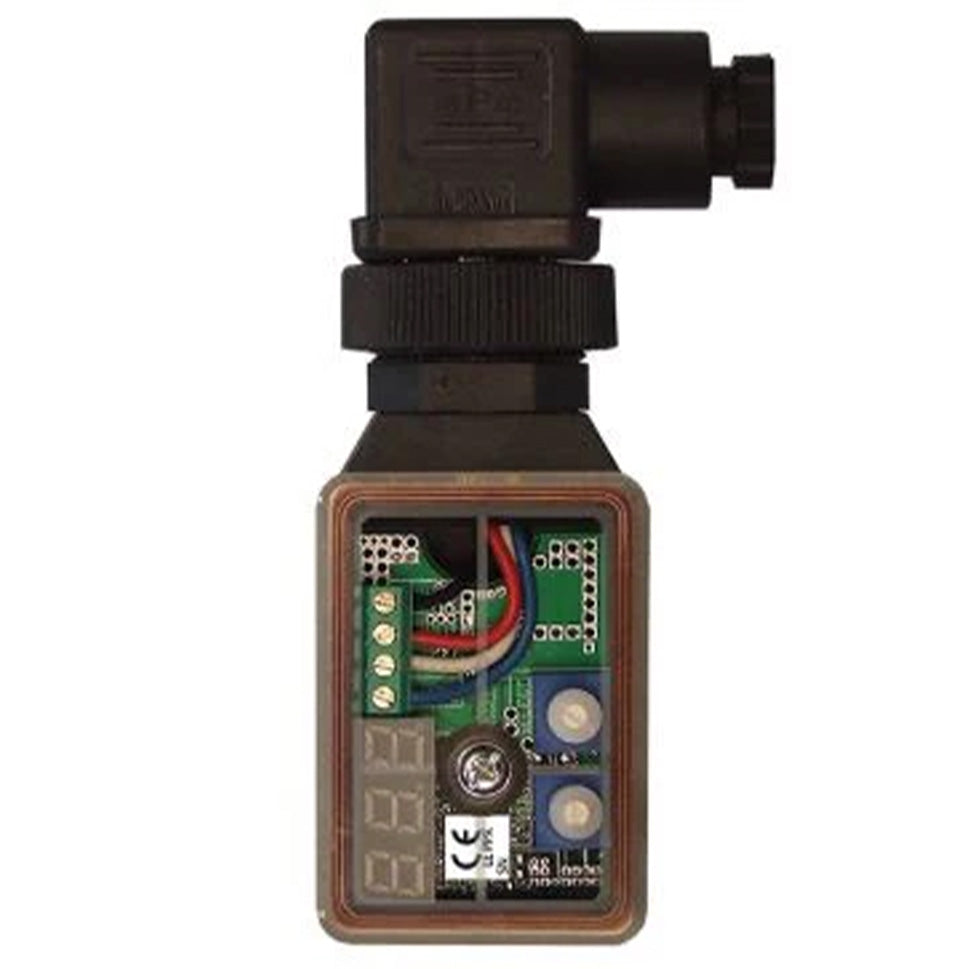 Single Sol. Proportional Amplifier, direct DIN coil mount, DIN43650A plug