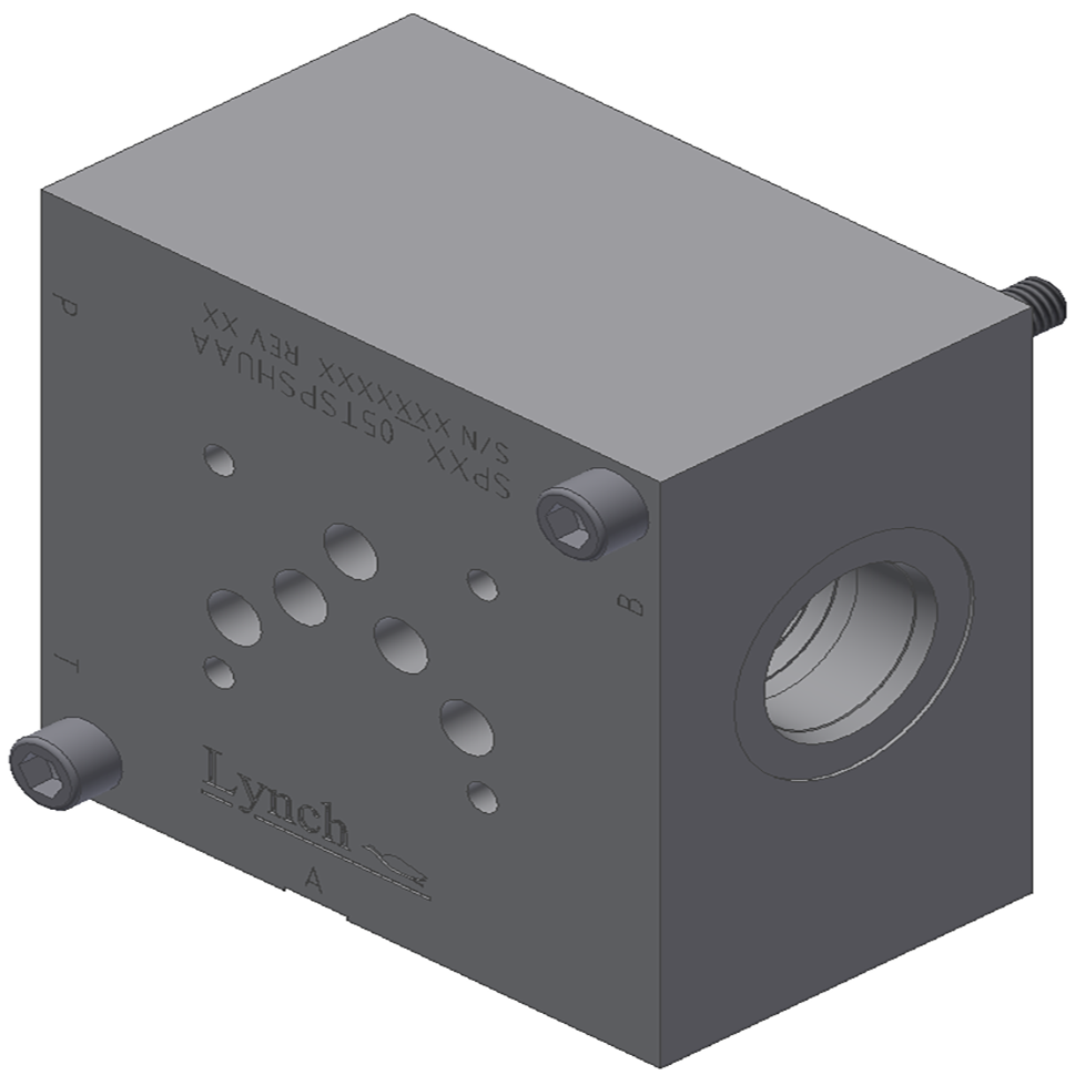 D05 SUBPLATE, SIDE PORTED