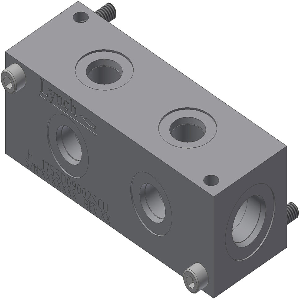 HEADER, 2 STN, 90 DEG