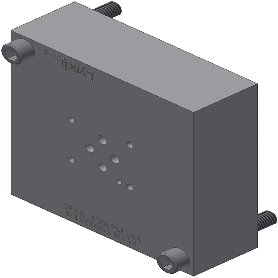 D03 SUBPLATE, BOTTOM PORTED