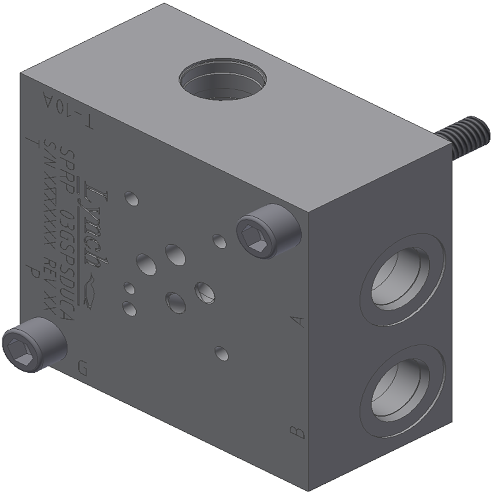 D03 SUBPLATE,SIDE PORTED,SAE-8