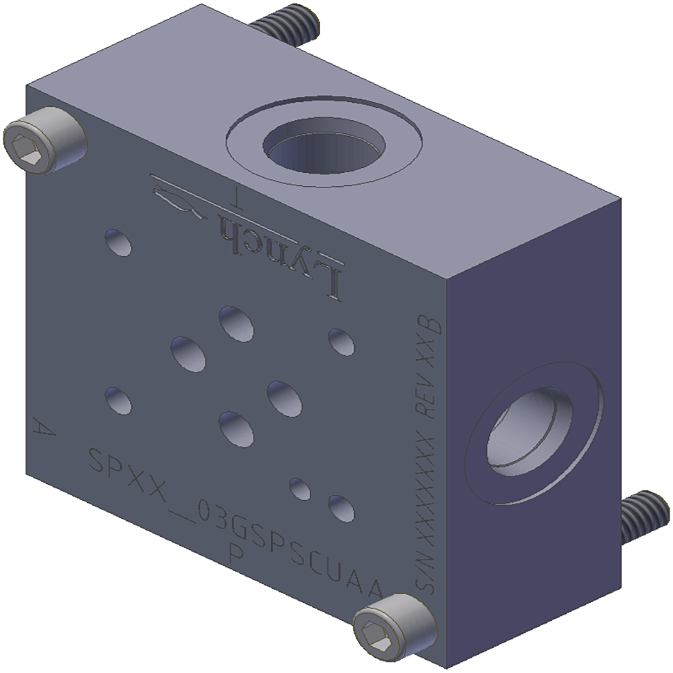 D03 SUBPLATE SIDE PORTED