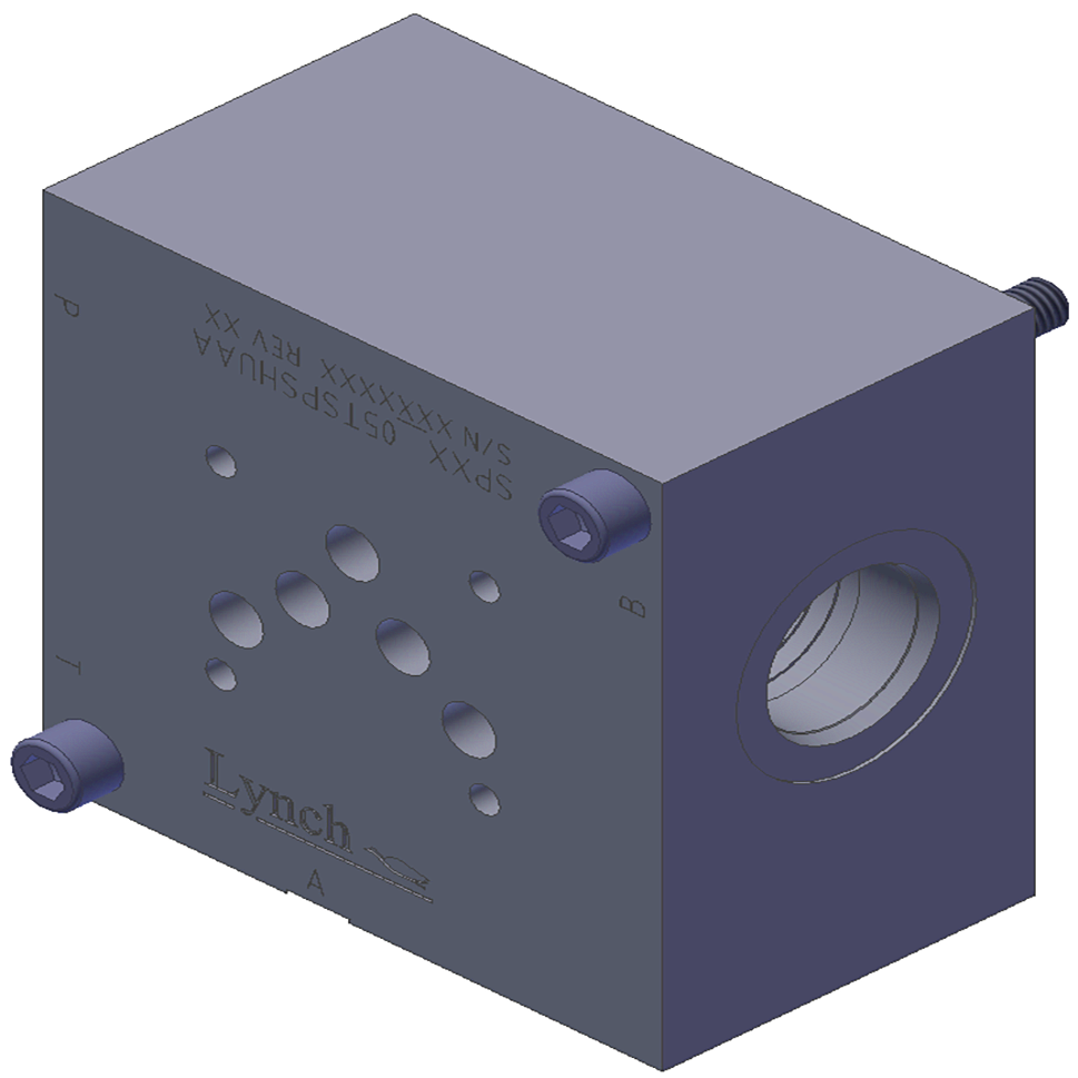 D05 SUBPLATE, SIDE PORTED