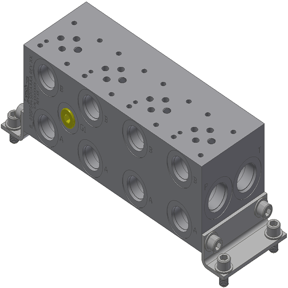 D03  4-STN PARALLEL MANIFOLD