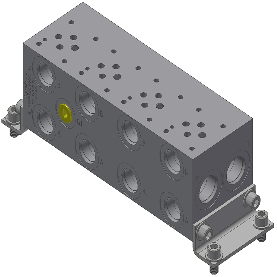 D03  4-STN PARALLEL MANIFOLD
